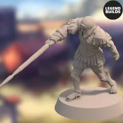 $2.99Realm of Eros Soldier with Spear – Pose 6