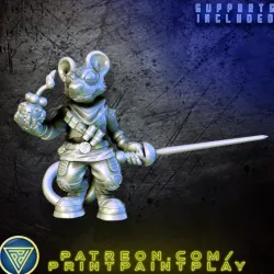 $2.99Space Ratfolk Pirate