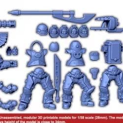 $20.00Astral Sailors - Modular Bits - Tactical Squad