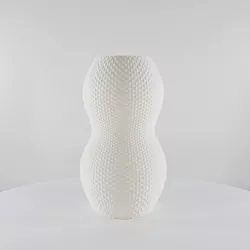 $3.00Double Sphere Vase, Diamond Texture, Slimprint