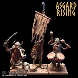 $3.00DRAUGR - Undead Skeleton Command Group Presupported