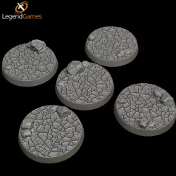 $3.00LegendGames 32mm round cracked earth bases