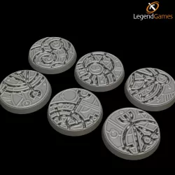 $3.00LegendGames 32mm round Space Elf bases x6