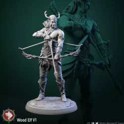 $3.50Archer wood elf 1 32mm pre-supported