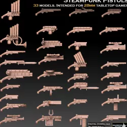 $3.50Steampunk Pistol Megapack