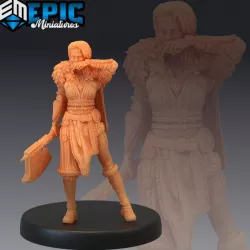$3.90Barbarian Female / Viking Raider / Norse Warrior / Nordic Tribe