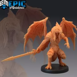 $3.90Draconic Demon White Sword / Demonic Encounter / Winged Devil Dragonborn