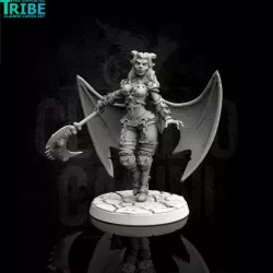 $3.90Female elf human tiefling vampire succubus warrior with scythe (0049)