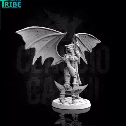 $3.90Female vampire succubus human elf tiefling warrior with scythe (0057)