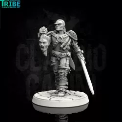 $3.90Male half-orc human elf tiefling warrior witch hunter with sword (0074)