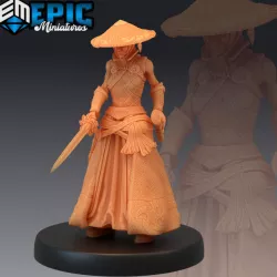 $3.90Warrior Monk Female / Samurai / Sword Fighter / Japanese Dynasty