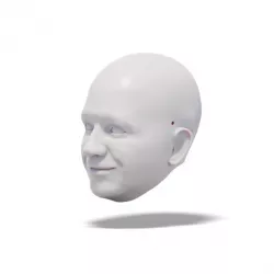 $3.99Happy Man, 3D model of head (for doll, marionette, puppet)