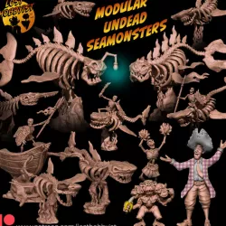 $35.00Undead skeleton Sea Monsters Full Set
