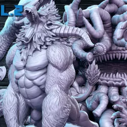 $36.00Full and PRE-SUPPORTED 35 RPG Monsters and Hunters - April 2022 - RN Estudio