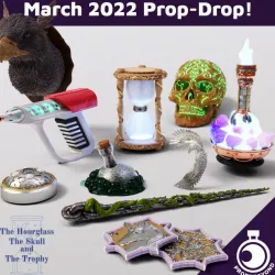 $39.99March 2022 Prop Drop - The Hourglass, the Skull and the Trophy