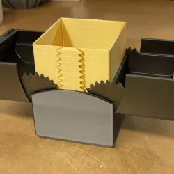 $4.00100 Card Geared Deck Box with Magnetic Latch (No Texture)