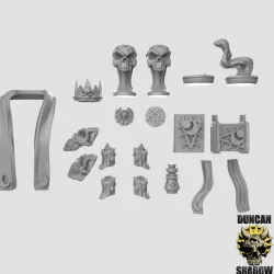 $4.00Cultist Kit Bashing parts (pre supported)