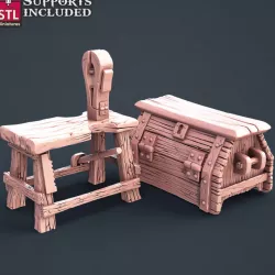 $4.00ShoeMaker Chest and Chair
