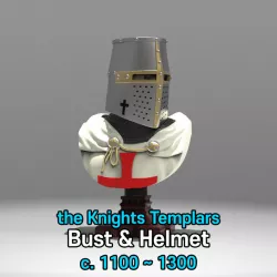 $4.00the Knights Templars Bust & Great Helm