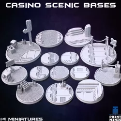 $4.99Casino & Bar Bases (14 miniatures) - The Broken Chip Collection