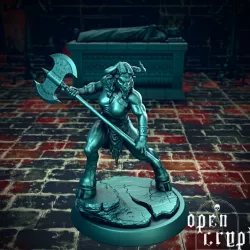 $4.99Deaha, minotaur barbarian