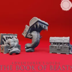 $4.99Mimic Bundle - Book of Beasts - Tabletop Miniatures (Pre-Supported)