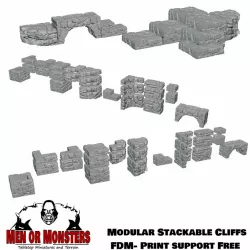 $4.99Modular Stackable Cliffs/Rock Walls