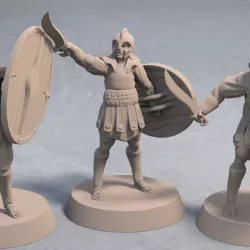 $4.99Soldiers of Nemis with Sword and Shield (3 unique miniatures)