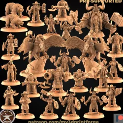 $49.00Dwarves BUNDLE (24 Unique Pre-supported STLs)