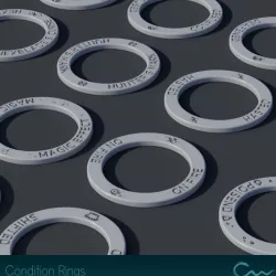 $5.0050 TTRPG Condition and Spell Rings