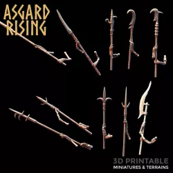 $5.00DRAUGR - Undead Skeleton Additional Weapons Presupported