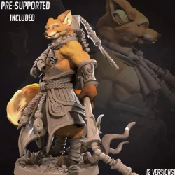 $5.00Foxfolk Monk (2 Versions)