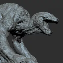 $5.00GIANT LIZARDMAN - NO PRESUPPORTED