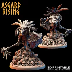 $5.00GOBLIN: Goblin Chieftain /Modular/ /Pre-supported/