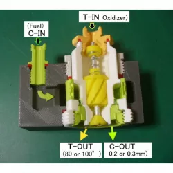 $5.00Liquid Rocket Engine Component "Injection Nozzle", at the end of WWⅡ