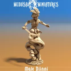$5.00Male Djinni / Genie with lamp (Pre-supported)
