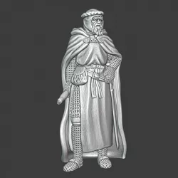 $5.00Medieval brother knight with scroll