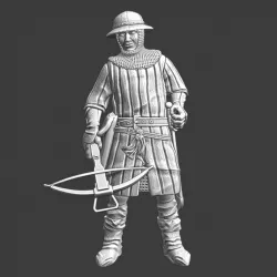 $5.00Medieval crossbowman - preparing