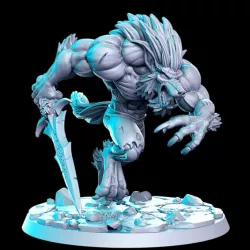 $5.00Moonfang (Werewolf Swordfighter) - 32mm - DnD