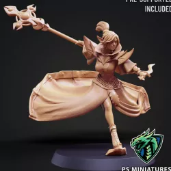 $5.49Drow Cleric Pose 2 - 4 Variants and 2 Pinups