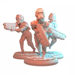 $5.60Space Soldiers -Rifle - Running Poses