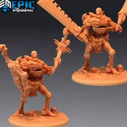 $5.90Human Bone Golem Attacking / Skeleton Giant Construct / Undead Guard