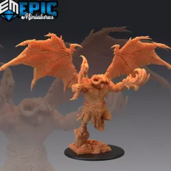 $5.90Orc Demon Lord Attacking / Bone Devil / Undead Boss / Winged Skull Encounter