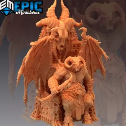 $5.90Orc Demon Lord Throne / Bone Devil / Undead Boss / Winged Skull Encounter