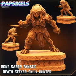 $5.99BONE SABER FANATIC DEATH SEEKER SKULL HUNTER