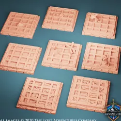 $5.99Jail Prison Floors (Set of 8)