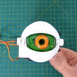 51mm 3D printed animatronic eye mechanism