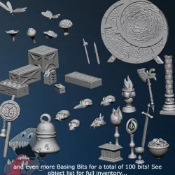 $6.00100 Basing bits/assets for modular bases! (basing bit set 2)