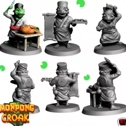 $6.00Asian Frog Sushi chef (pre-supported)