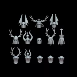 $6.00Frog Helms And Great Helms Head Pack